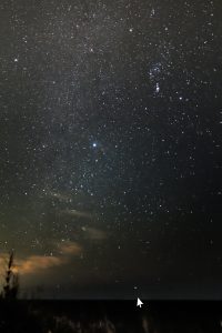 城ケ島のカノープスと冬の銀河