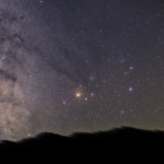 さそり座→天の川