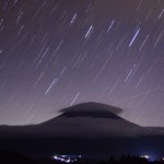 田貫湖からの富士と星